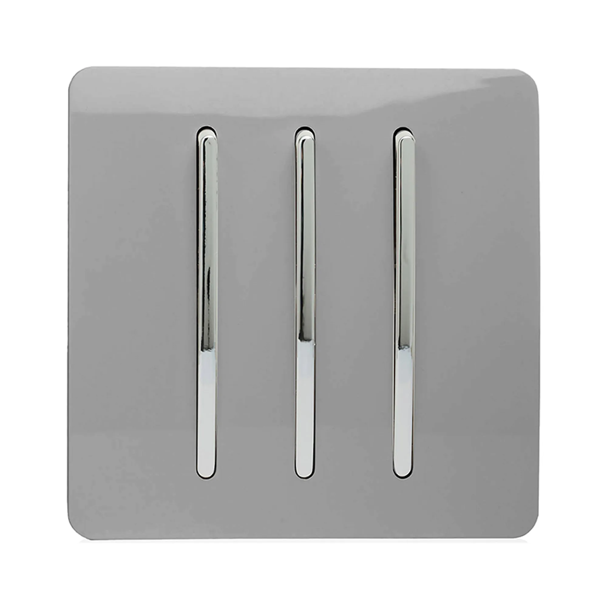 ART-SS6LG  3 Gang 2 Way 10 Amp Rocker Light Grey